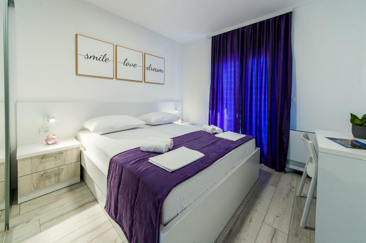 Apartmani Spiline - Mia Baska Voda Ngoại thất bức ảnh